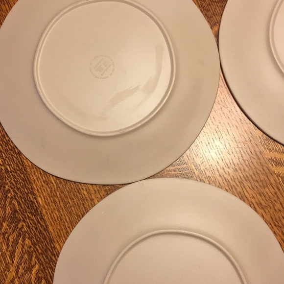 SOLD 5 wood grain melamine dinner plates - Picture 5 of 7